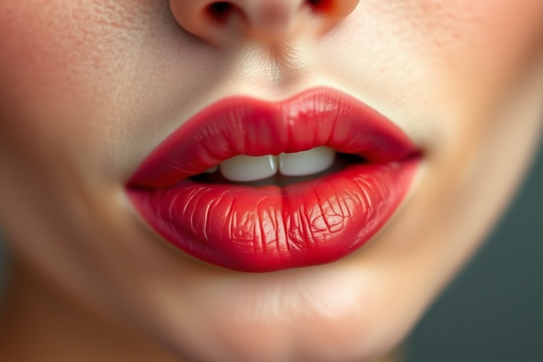 Romantic rose petal lips showcase a delicate, natural-looking stain, as if kissed by flower petals and enhanced with a dewy finish
