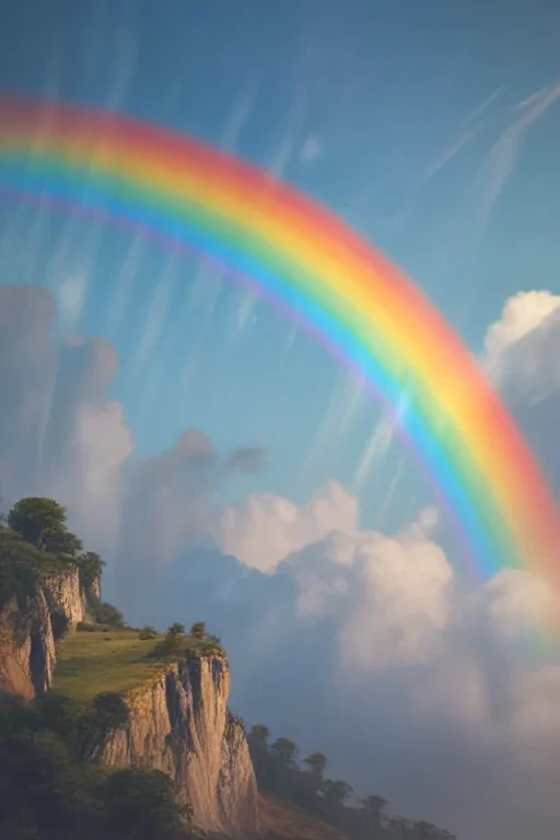 cute rainbow background