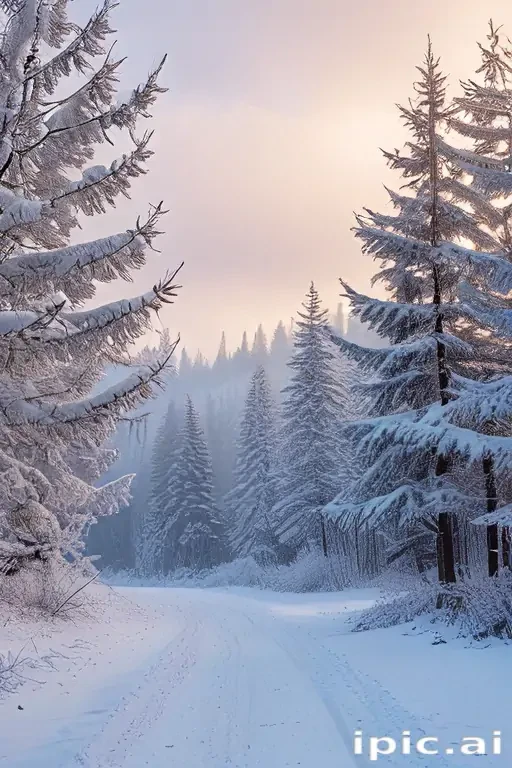 winter zoom background