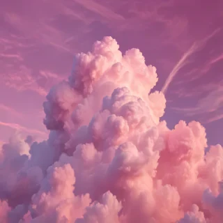 pink cloud background