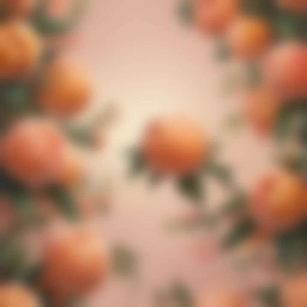 peach wallpaper aesthetic