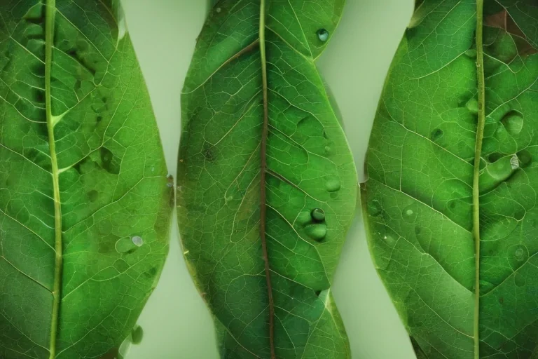 green leaf design
