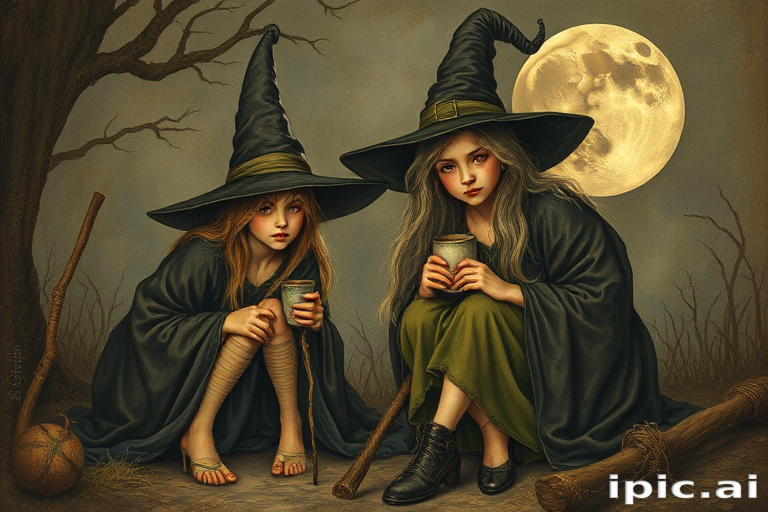 vintage witch images