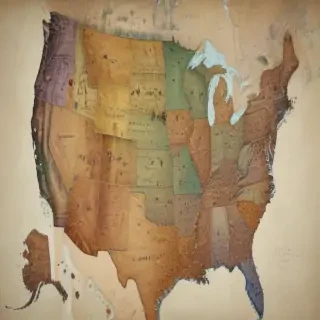 map united states