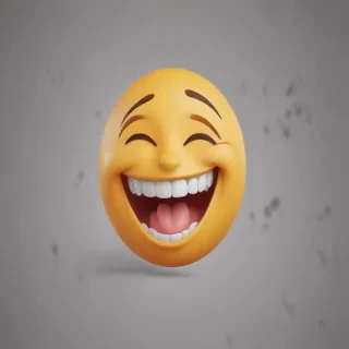 laugh emoji transparent background