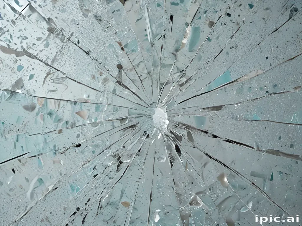 broken glass texture