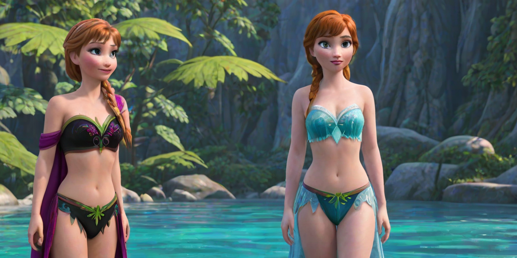 frozen anna bikini