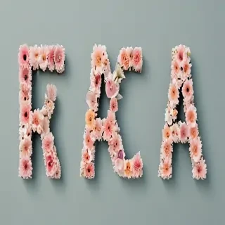 floral letters