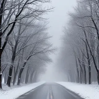 snowing iphone wallpaper