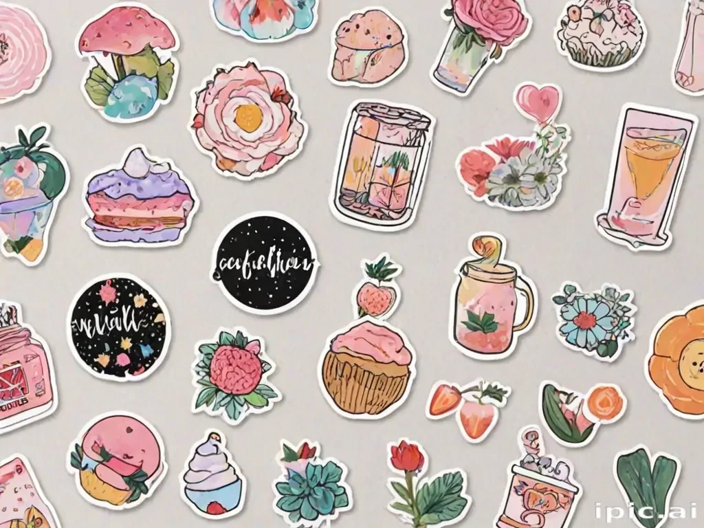 aesthetic printable stickers