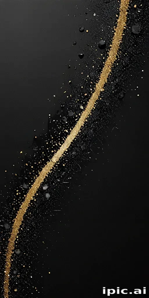 black background with glitter