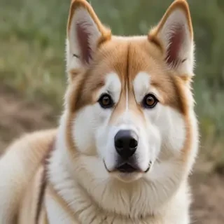 alaskan husky shepherd