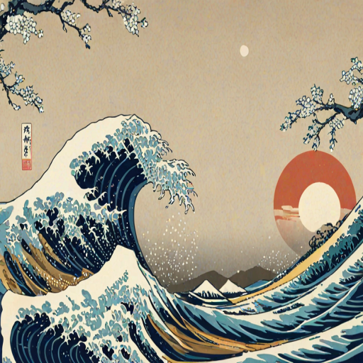 the great wave wallpaper