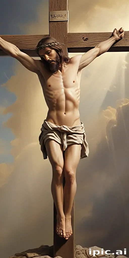 a picture of jesus on the cross