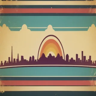 retro backround
