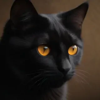black cat png