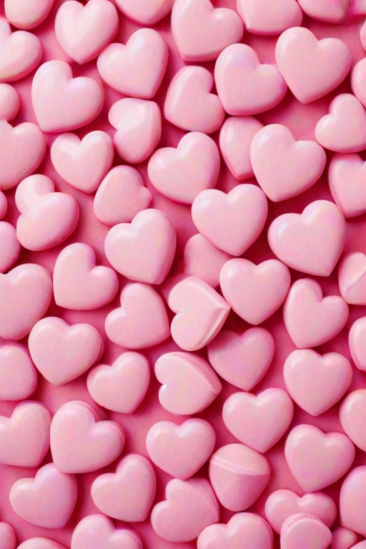 pink hearts background
