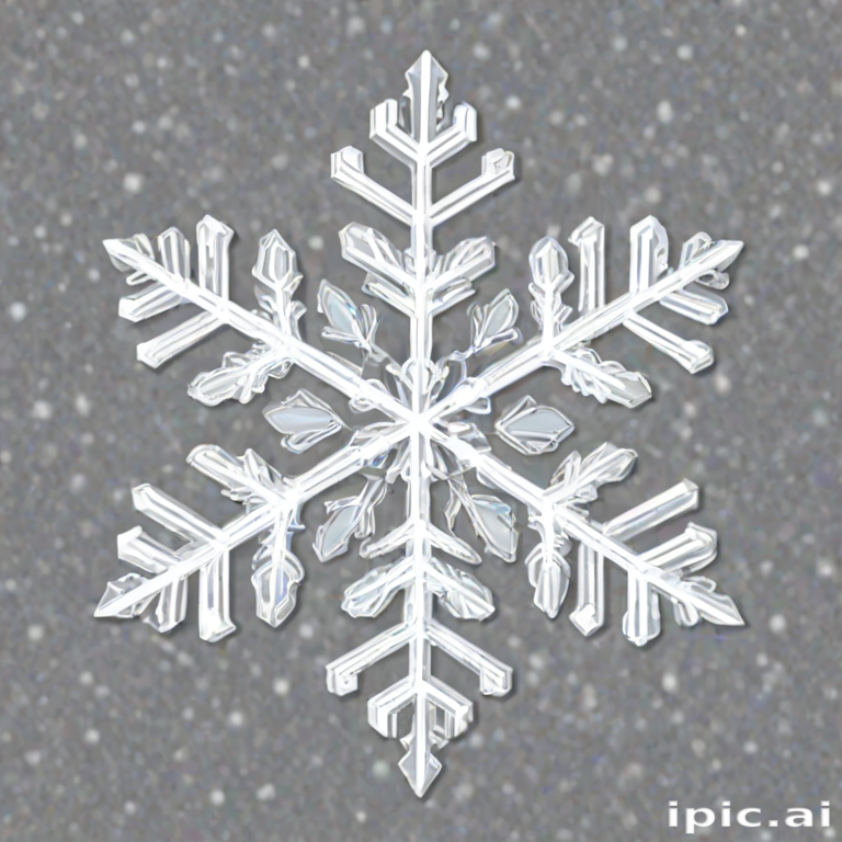 transparent background snowflake clipart