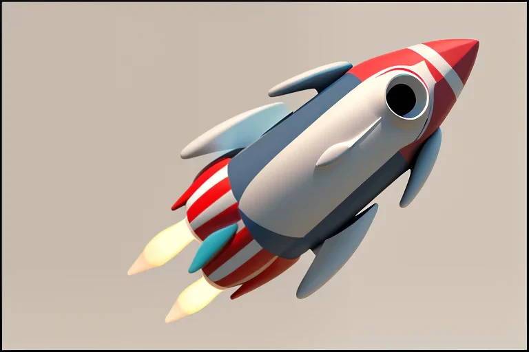 cartoon rocket