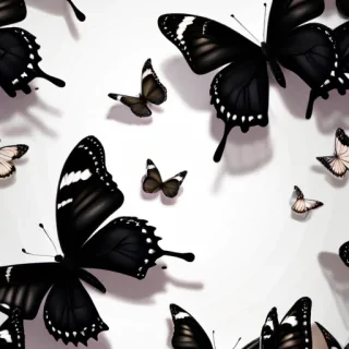 black butterfly wallpaper hd
