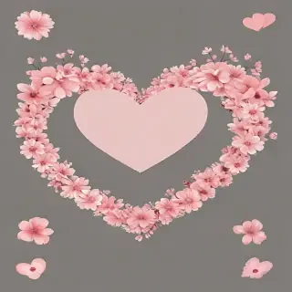 heart border png aesthetic