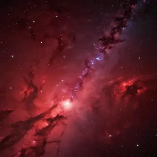 galaxy red wallpaper