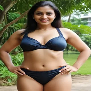 tamil aunty bikini
