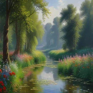 monet paintings wallpaper