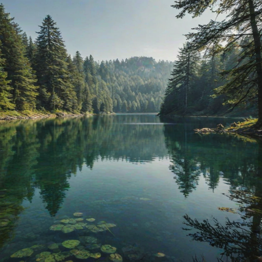 background lake