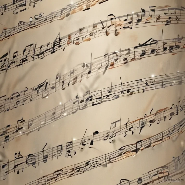 music notes transparent