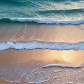 waves transparent