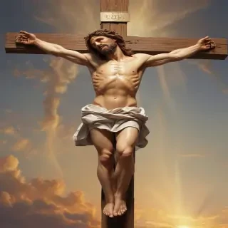jesus on the cross picture