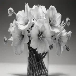 pencil drawing flowers