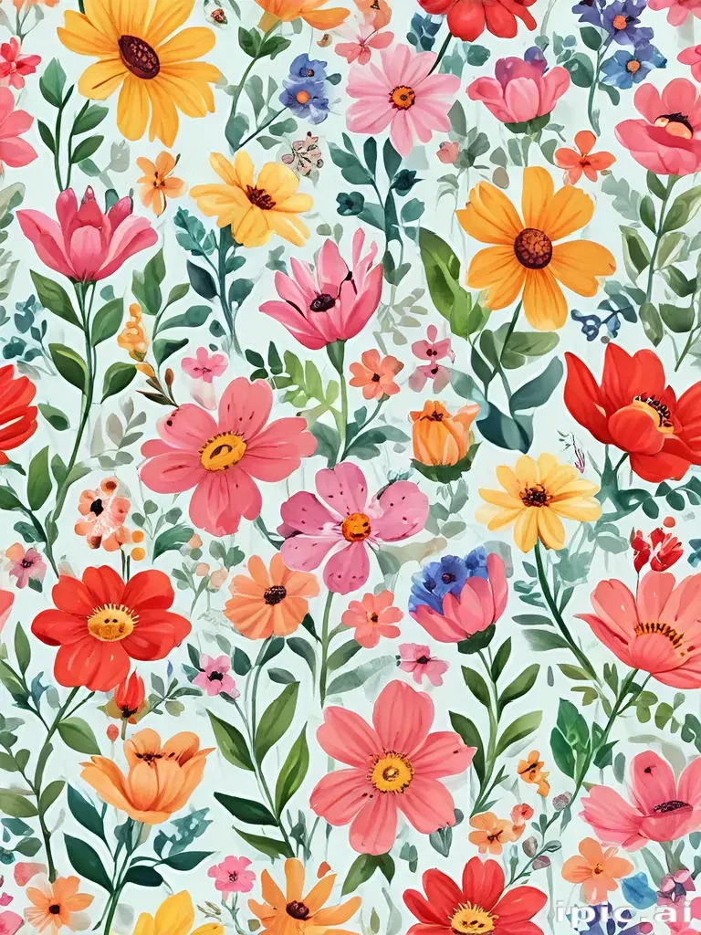 cartoon flowers png
