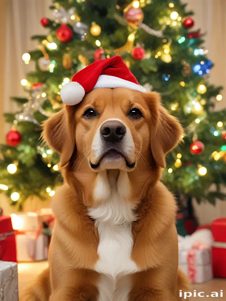 dog pictures christmas