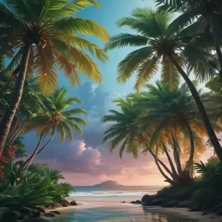 tropical wallpaper iphone
