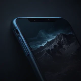 dark blue iphone wallpaper