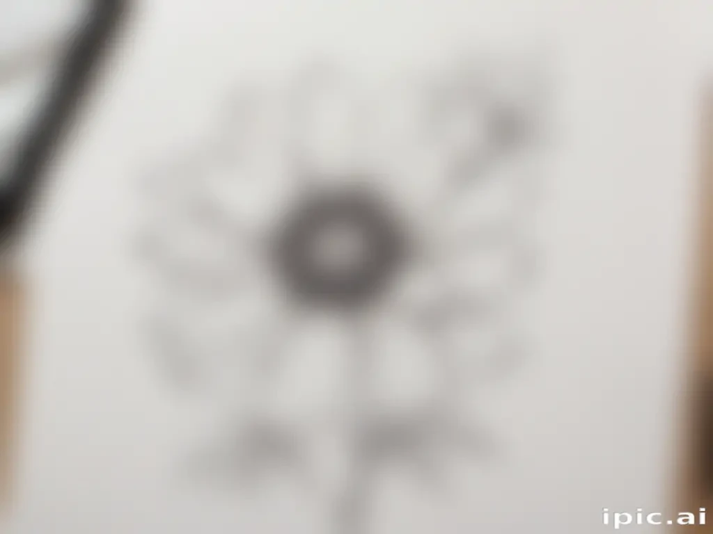 flower aesthetic drawings