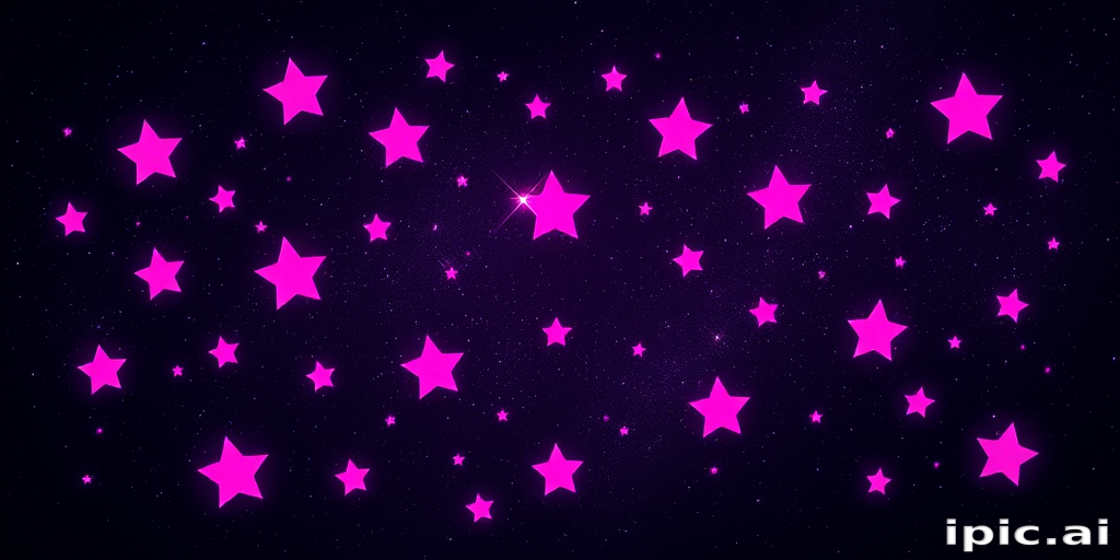 pink stars png
