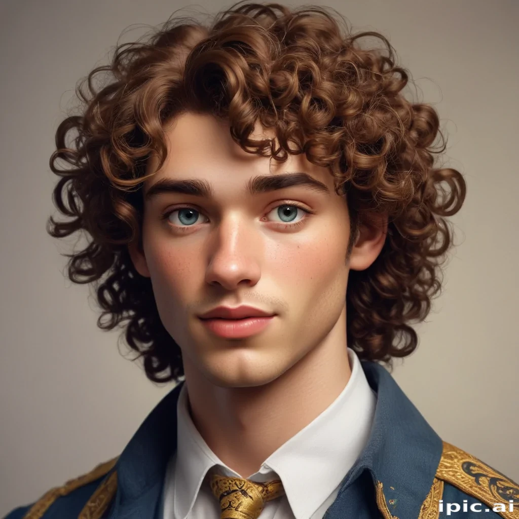 popular male cartoon characters with curly hair