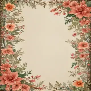 floral page borders