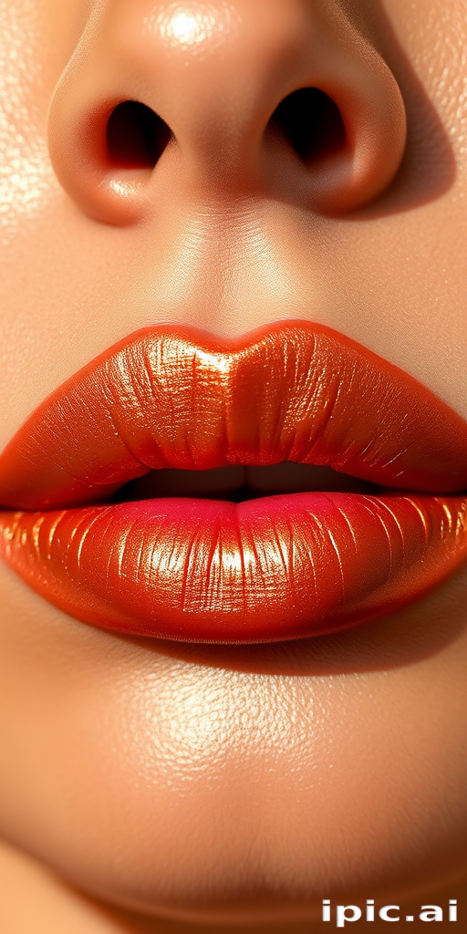 Opulent Bronze Goddess lip style offering a warm metallic hue, dimensional shimmer, and comfortable wear, ideal for achieving a sun-kissed and radiant appearance