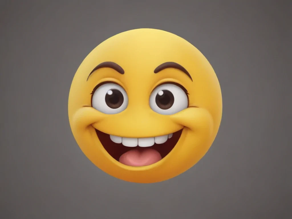 transparent laughing emoji