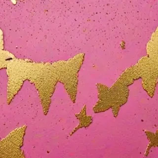pink and gold background