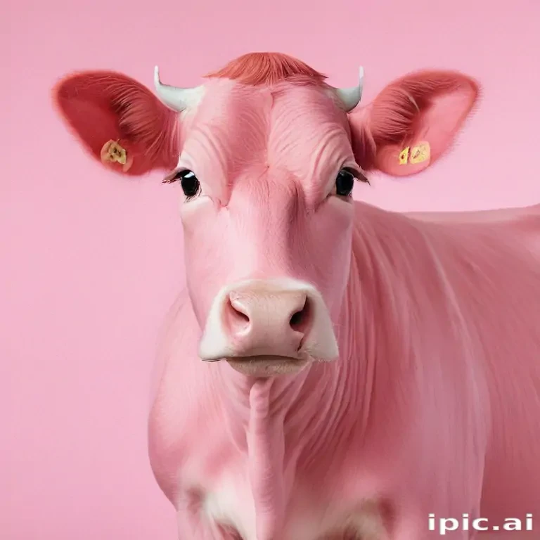 pink cow wallpaper