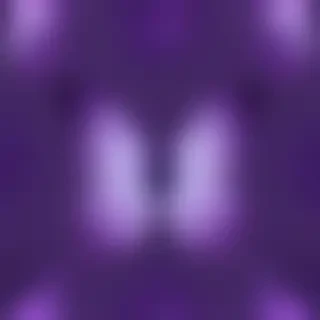 transparent purple butterfly
