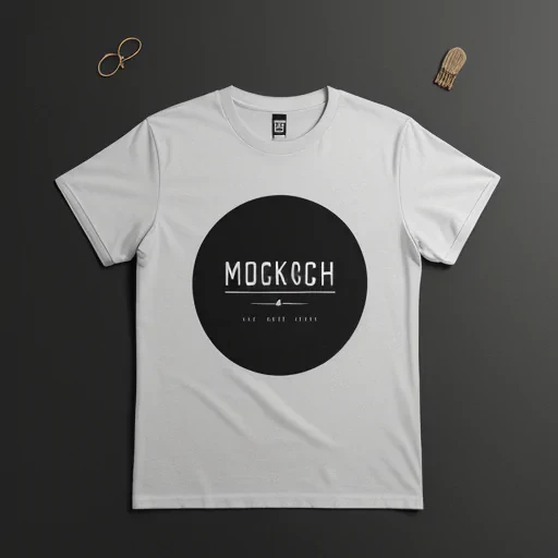 shirt mockup black