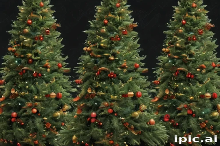 christmas trees transparent background