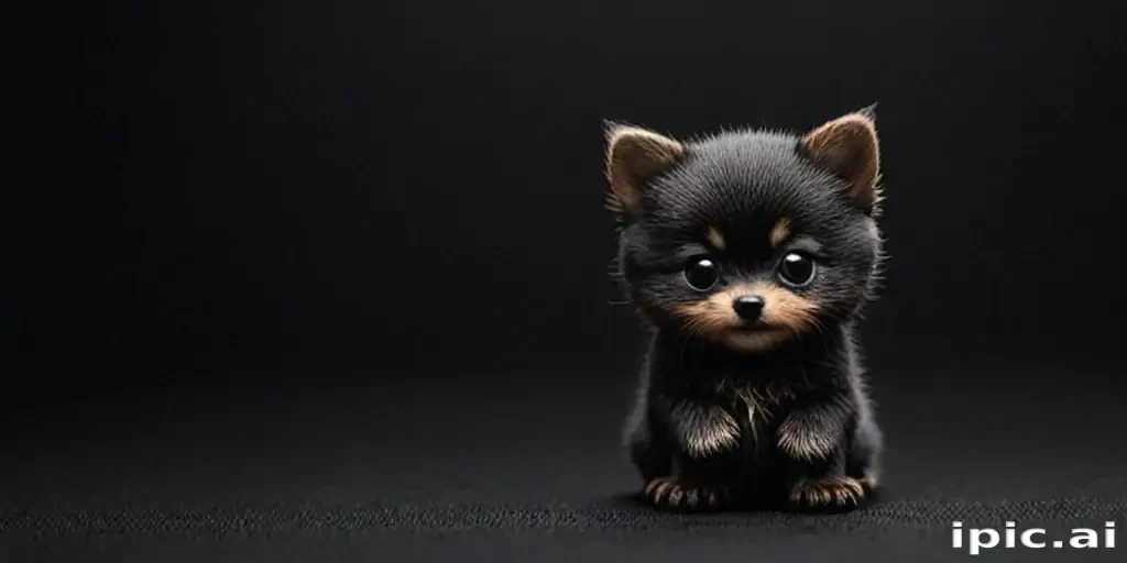black wallpaper cute