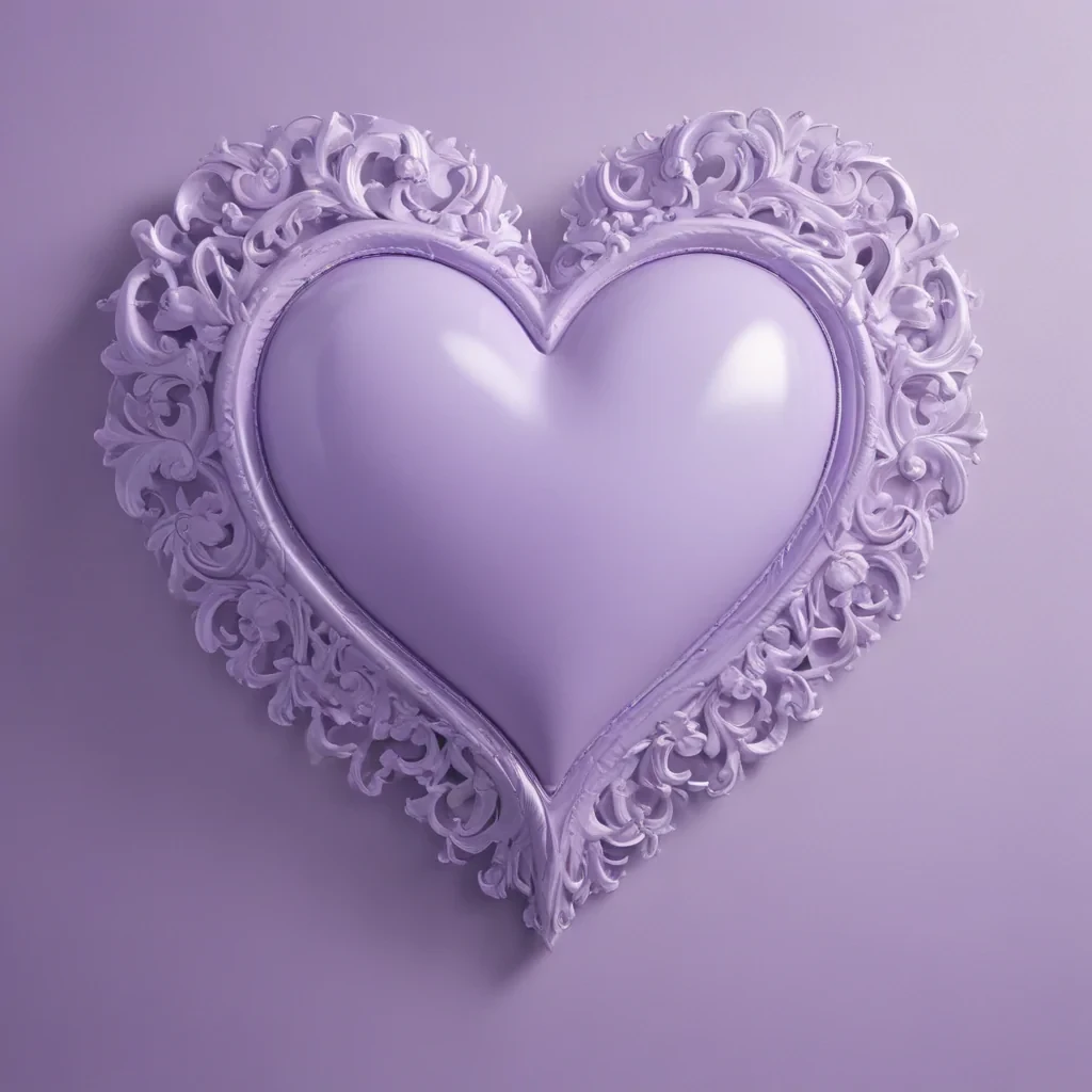 light purple heart wallpaper